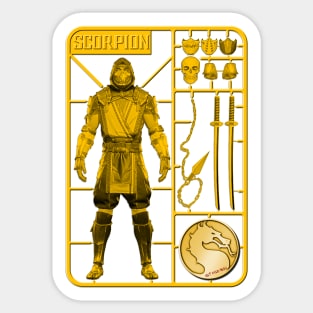 Mortal Kombat Sprue - Scorpion Sticker